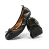 1 Women's Foldable Black Ballet Flats