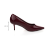 1 copy Cherry Red Patent Kitten Heels