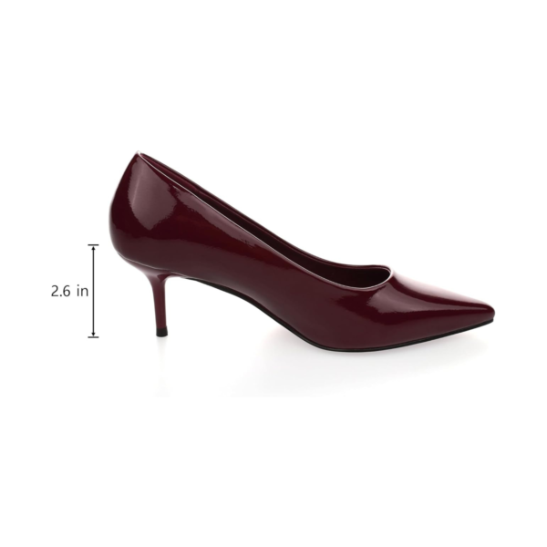 1 copy Cherry Red Patent Kitten Heels
