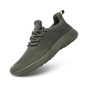 Ultra-Light Army Green Slip-On Sneaker