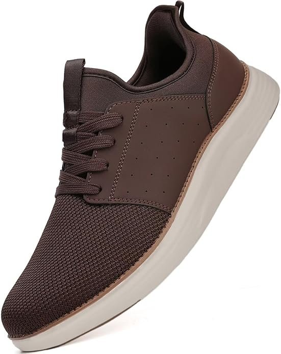 612+-SPWcEL._AC_SY695_ Men's Dark Brown Casual Dress Sneakers