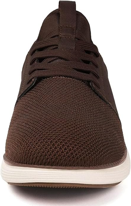 715DeSXxpjL._AC_SY695_ Men's Dark Brown Casual Dress Sneakers