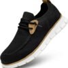 71FnO2GMSAL._AC_SY695_ Men’s Black & White Casual Fashion Loafers