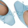 71nhhYJO6bL._AC_SX695_ Baby Blue Satin Square-Toe Bow Mules
