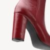 71zU3iTmsKL._AC_SY695_ Cherry Red Classic Square-Toe Heeled Boots