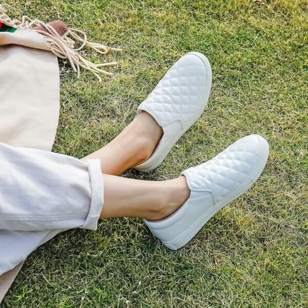 Women’s White Comfort Loafers