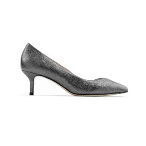 gunmetal-side.jpg V-Cut Shimmering Bling Stiletto Heels