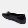 trendyol-2939-7579734-3 Black Accessory Square Toe Flats