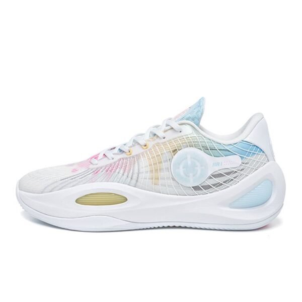 H6771b26e706146af89c1cd014c89b583T.jpg hitePink Basketball Sneakers Colorful Basketball Shoes for Quick Movements and Speed