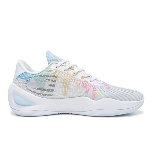 He8b655717f1a47d0a4d71def73f375ba4.jpg hitePink Basketball Sneakers Colorful Basketball Shoes for Quick Movements and Speed